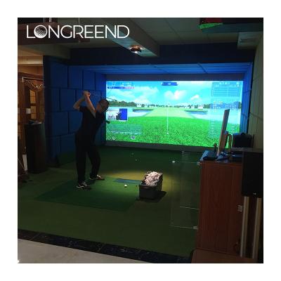 China LONGREEND Indoor Golf Simulator Is Suitable For Beginners Golf Training Infrared Speed ​​Measurement Custom Application for sale