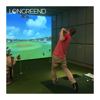 China LONGREEND Customized Indoor Golf Simulator Home Office Club Golf Trainer Custom Demand for sale