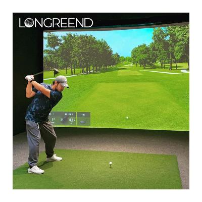 China LONGREEND simulator imported from South Korea indoor golf simulator custom application for sale