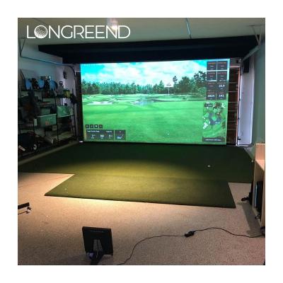 China LONGREEND Golf Simulator System With Infrared Golf Simulator Customized Size for sale