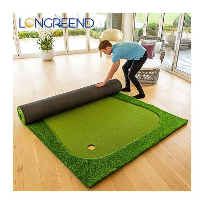 China Custom Size LONGREEND Golf Indoor Putting Green Good Reputation Mini Putting Mat Outdoor Course for sale