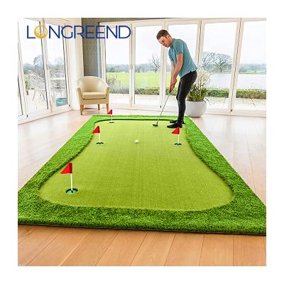 China LONGREEND Mini Golf Putting Green Practice Mat Putting Green Mat Top Quality Custom Size for sale