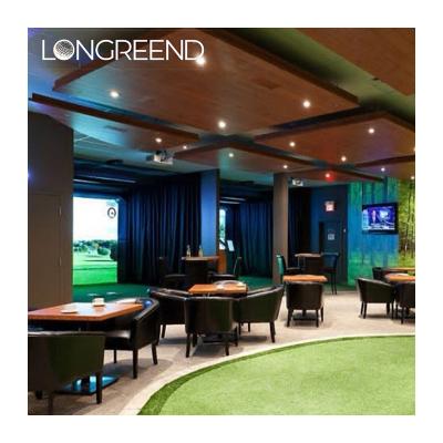 China LONGREEND Indoor Golf Simulation Is Used To Improve Golf Skills 3D Electronic Golf Simulator Customized Size for sale