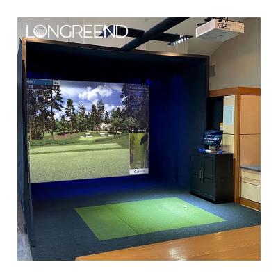 China LONGREEND Indoor Golf Training Base Installs High End Indoor Golf Simulator Equipment Custom Application for sale