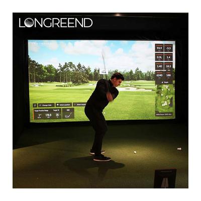 China LONGREEND Bravo Golf Simulator Home Indoor Golf Equipment, Ball Return Full Automatic Golf Trainer Custom Demand for sale