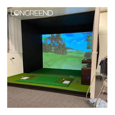 China LONGREEND South Korea Imported Simulator Golf Simulator Indoor Golf Equipment Simulated Golf Equipment Custom Application for sale