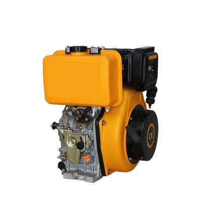 China Air cooled air cooled diesel engine188FA diesel engine 6.7kw 476cc for diesel water pump for sale