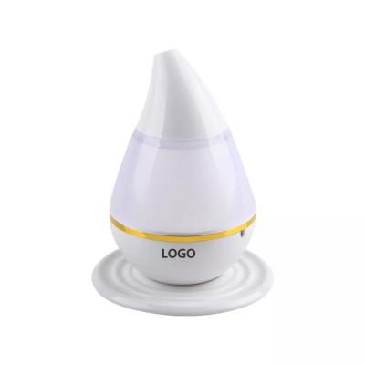 China Car Simple Style Water-drop Design Humidifier Logo Custom Portable Usb 250ml Ultrasonic Essential Oil Diffuser for sale