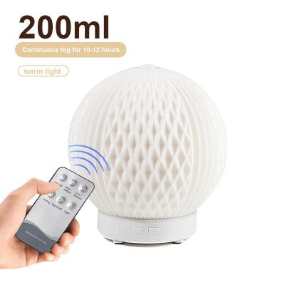 China Car Creative Design Moon Lamp Logo Custom 7 Colors Remote Control Mini Usb  200ml Portable Aroma Diffuser For Home Car Office for sale