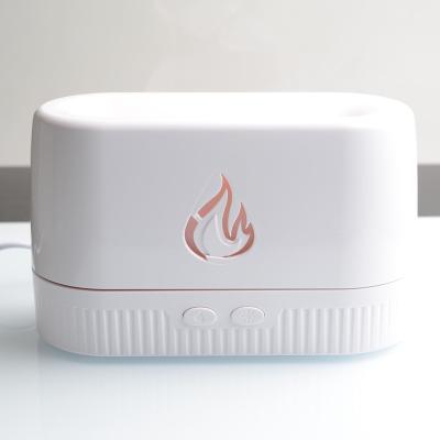 China Fell Comfortable 2022 Hot-Selling 180ml Water Capacity Essential Oil 7 Colors Light Household Aroma Flame Diffuser for sale