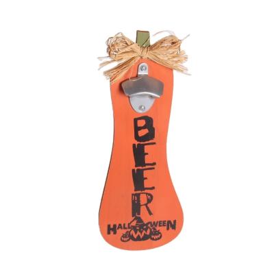 China Halloween Good Quality Wall Mount Bottle Opener Hot Selling Wooden Beer, Wooden Handle Bottle Opener for sale