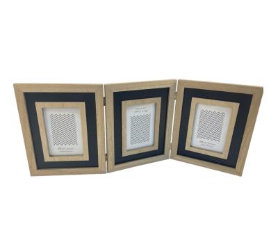 China Home Decor Simple Antique Wood Combination Photo Frame for sale