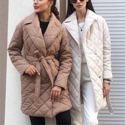 China Winter Breathable Warm Coat Quilted Anorak Jacket For Woman Tops Womens Long Jacket Coat Face Down Coats for sale