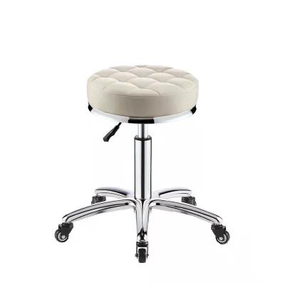 China Low Cost Modern Stainless Steel Stools Counter Height Leather Bar Stools for sale