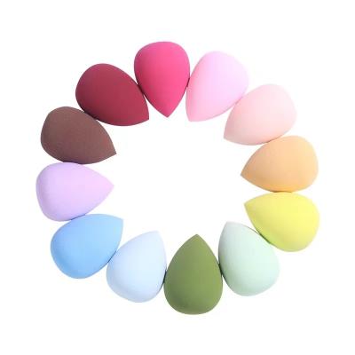 China Makeup Application Factory Beauty Non Latex Cosmetics Tear Perfect Makeup Sponge Pink Purple Yellow Red for sale