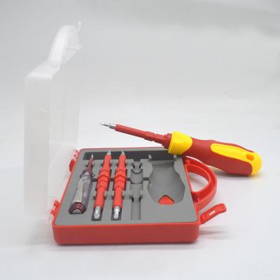 China Repair tools wholesale alibaba 4 IN 1 electric insulat tool kit multi bit screwdriver for sale