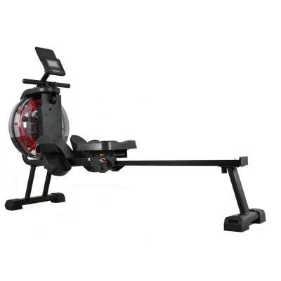 China Universal New Design Steel Water Rower Gym Club Home Use Cardio Fitness Equipment Vertical Tank Water Resistance Training Rowing Machine for sale