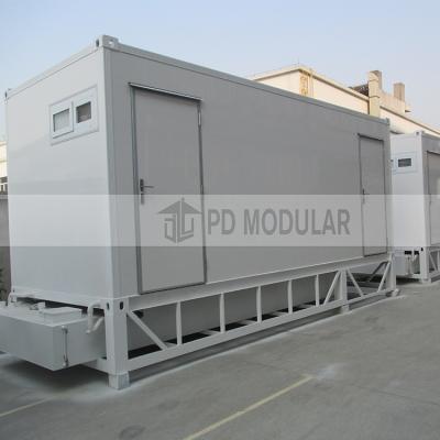 China WC Desktop Public Toilet Prefab Chinese Fiberglass Portable Toilets for sale