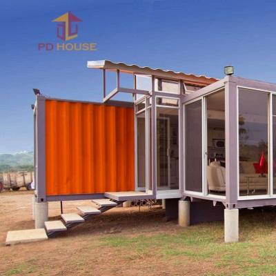 China Modern Minimalism Prefab Modularized Transportable Modern Simple And Generous Container House For Living for sale