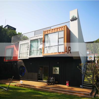 China Prefab Modern Popular Living Home Hotel Shipping Container Home Hotel for sale