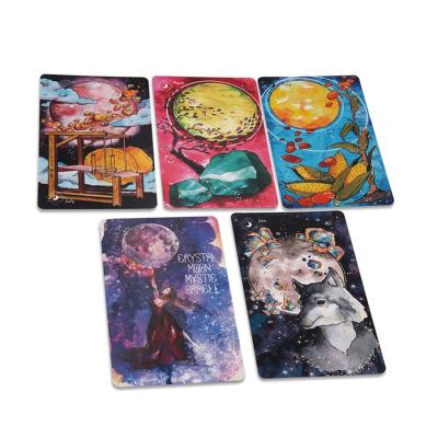 China Promotional Gifts Wholesale Cute Custom Tarot Cards Printing Apprentice Oracle Cards With Tuck Box for sale