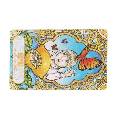 China Custom Printing Entertaiment Playing Cards Affirmation Cards Beautiful Creatures Oracle Gold Edges Tarot Cards 78 Cards for sale