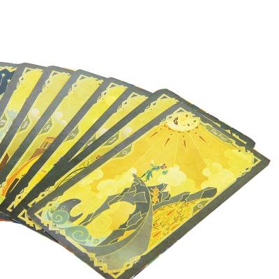 China Memories Affirmation Card Wholesale PVC Custom Printing Tarot Card for sale