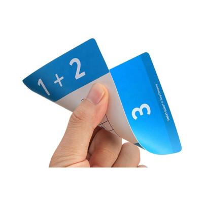 China Kids Education Customized Math Study Cards Multiplication Interactive Flash Cards for sale