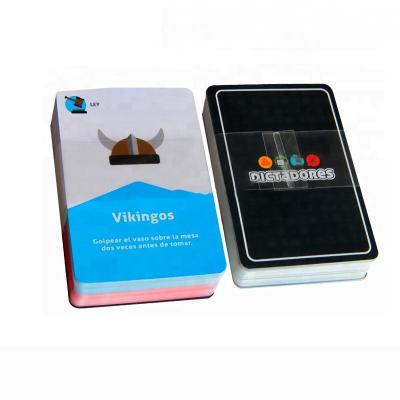 China Customized Paper Playing Card Set Personalized Playing Card Game for sale