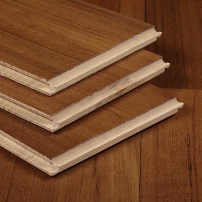 China Wholesale China Supplier Waterproof Wear Resistant Anti-Slip New Multilayer Brushed 3-Layer Brushed Wood Engineered Flooring Teak for sale