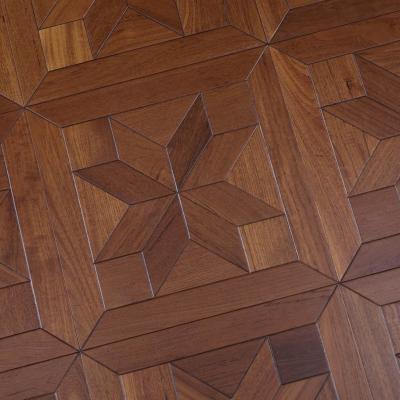 China 2022 Waterproof Anti-slip Wear-resistant Flooring Waterproof Wear-resistant Wooden Household Parquet Engineered Teak Wood Flooring for sale