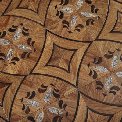 China Factory Outlet Wholesale Original Wood Durable Parquet Anti-Slip Wear-Resistant Waterproof Shell Rosewood Engineered Wood Flooring for sale