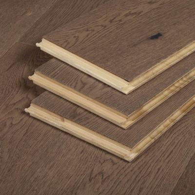 China Instock new design 3 layer click lock 18mm waterproof wear resistant popular anti-slip wear resistant oak engineered wood flooring 3 wide for sale