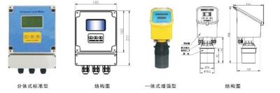 China Waagerecht ausgerichtetes mit Ultraschallmeter, UltraschallWasserspiegelmeter, Ultraschallgasniveaumeter, Ultraschallölstandmeter zu verkaufen