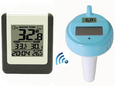 China Wireless Solar Swimming Pool Thermometer for sale