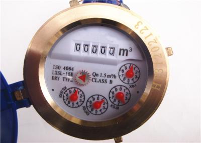 China Multi Jet Domestic Brass Automatic Water Meters , High Sensitivity with DN 50mm for sale