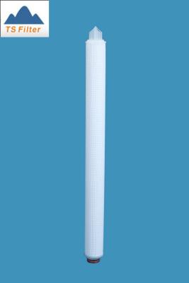 China Glassfiber membrane pleated filter cartridge 20 inch / 0.45 micron Water Filter Cartridge for liquid purification for sale