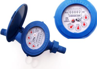 China Super Dry Dial Plastic Water Meters , Anti Magnetic , ISO 4064 Class B for sale