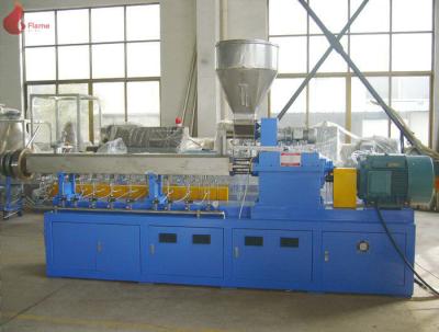 China PLC Co - rotating Plastic Extruder Machine Alloy Twin Screw of modular for sale