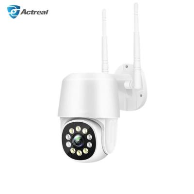 China NIGHT VISION APP Control Remote Surveillance 1080P Alarm Outdoor Waterproof WiFi Dome CCTV Auto Tracking Wireless Camera for sale