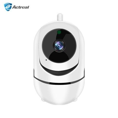 China PAN-TILT Factory OEM HD 1080P IR Night Vision WiFi IP Camera Cloud Storage Motion Detection DC Two Way Audio Auto Trail Camera for sale