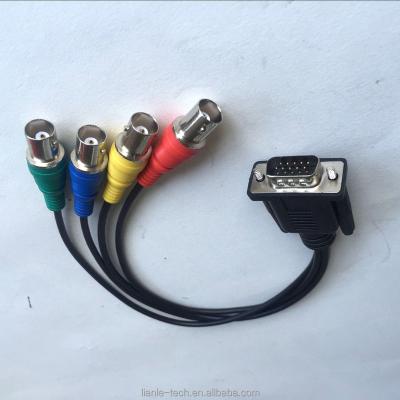 China High quality COMPUTER factory price VGA to 4BNC video cable 30CM for sale