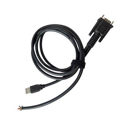 China Widely used in high quality RS232 USB communication system to open db9 cable for factory customization for sale