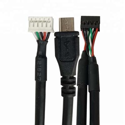 China Environmental Friendly MICRO 2.0 Cable 5P USB Harness For Computer Harness Wiring for sale