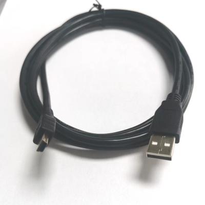 China 2022 Factory Price High Quality MP3/MP4 Player A Male To MINI 5pin Male Usb2.0 1.8m Shielded Cable 1m 1.5m For Data Cable for sale