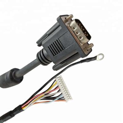 China Environmental Friendly High Quality HD15M TO 12PIN PH 2.0 VGA Display Internal RGB Cable For Computer Wiring for sale