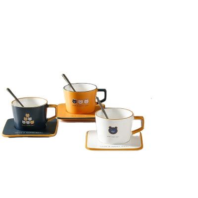 China Creative Ceramic Breakfast Cup Sustainable Home Coffee Mugs for sale