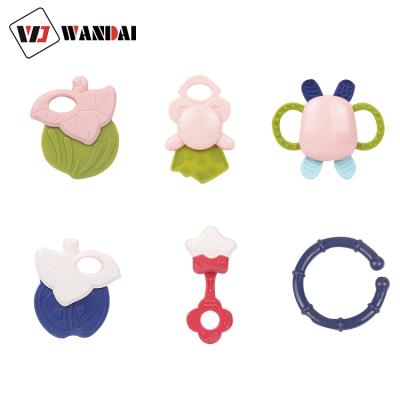 China New-fashion new product launch teether set for baby new design baby toy tools various teeth crush resistant for sale