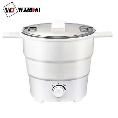 China Smallest viable design foldable electric cooker immediately be popular with tourist 1L electric hotpot for sale