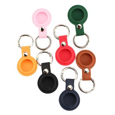 China Hot Sale Fashion Silicon Key Chain Cover Work For Airtag Tracker Protected Case Use For Airtag Case for sale